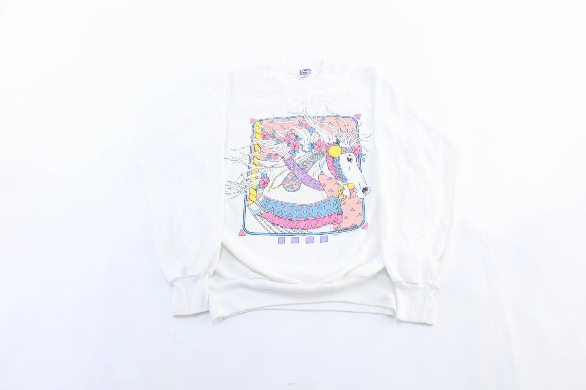 1989 Baumgardner Horse Graphic Sweatshirt logoed