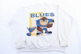 1990 St. Louis Blues Tasmanian Devil Graphic Sweatshirt All-Weather Wear product package deal
