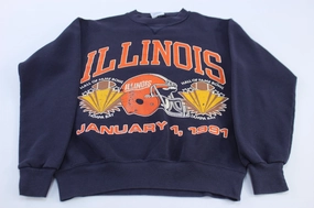 Muscular Fit product review 1991 University of Illinois Hall of Fame Bowl Sweatshirt
