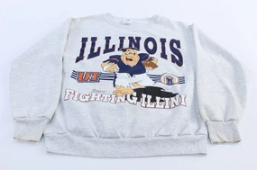 1993 Fred Flintstones University of Illinois Football Sweatshirt product geometric precision