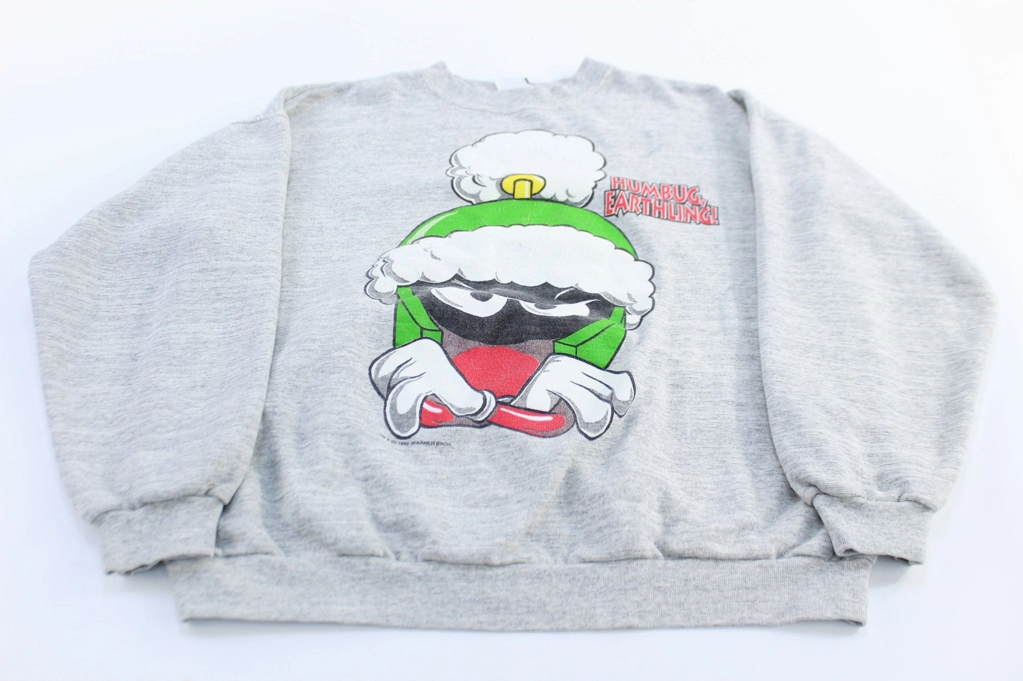 1993 Marvin the Martian Humbug Earthling Graphic Sweatshirt Shrink resistant