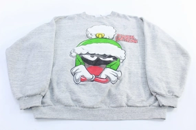 1993 Marvin the Martian Humbug Earthling Graphic Sweatshirt Shrink resistant