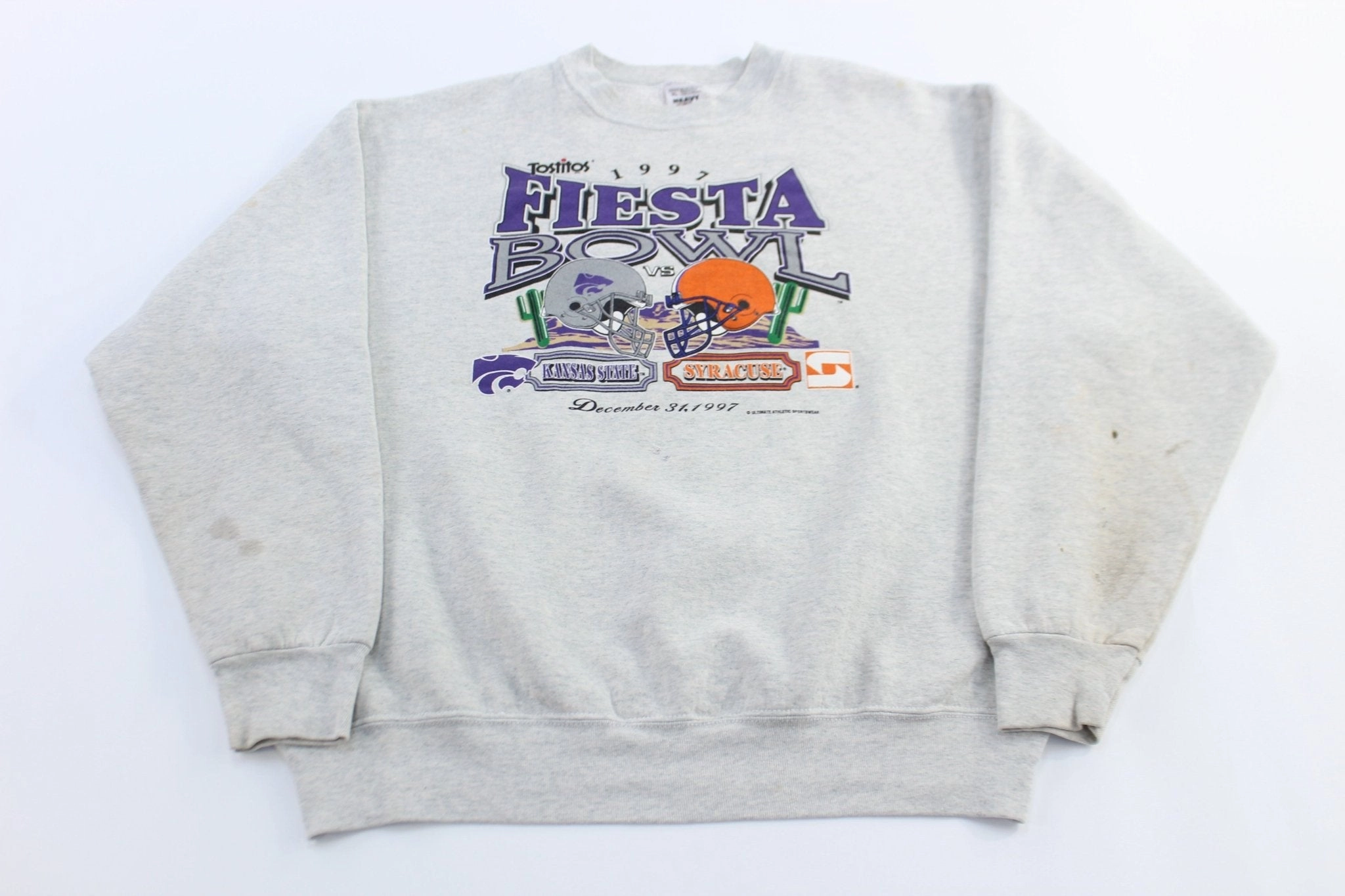 Casual Hoodie Style 1997 Kansas State vs Syracuse Fiesta Bowl Football Sweatshirt