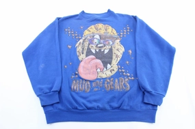 All-Day Wear 1997 Looney Tunes Taz Mud and Gears Graphic Sweatshirt