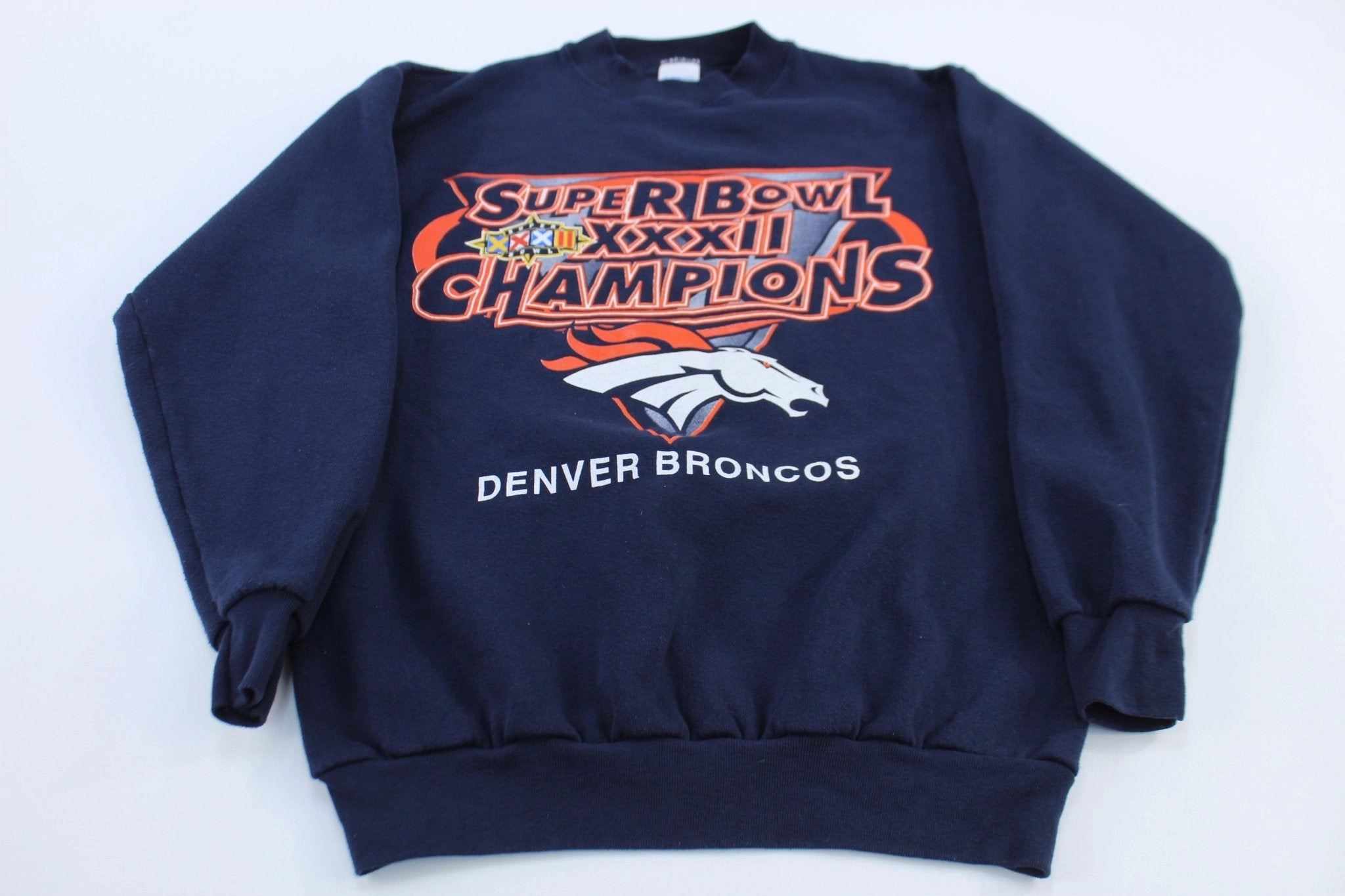 1998 Denver Broncos SuperBowl Champions Sweatshirt zippered