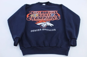 1998 Denver Broncos SuperBowl Champions Sweatshirt zippered