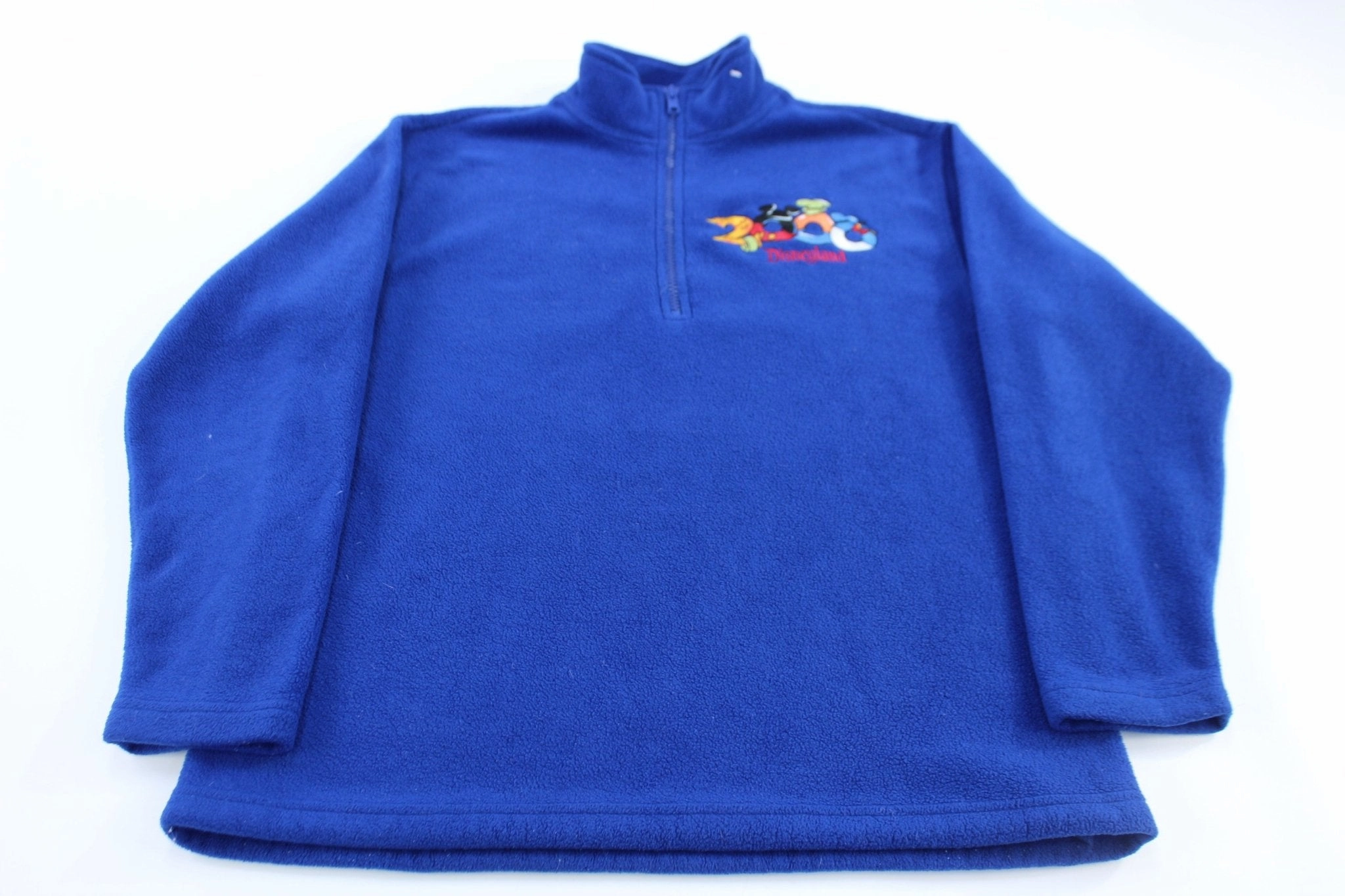 2000 Disneyland Embroidered Fleece Half Zip Pullover performance test