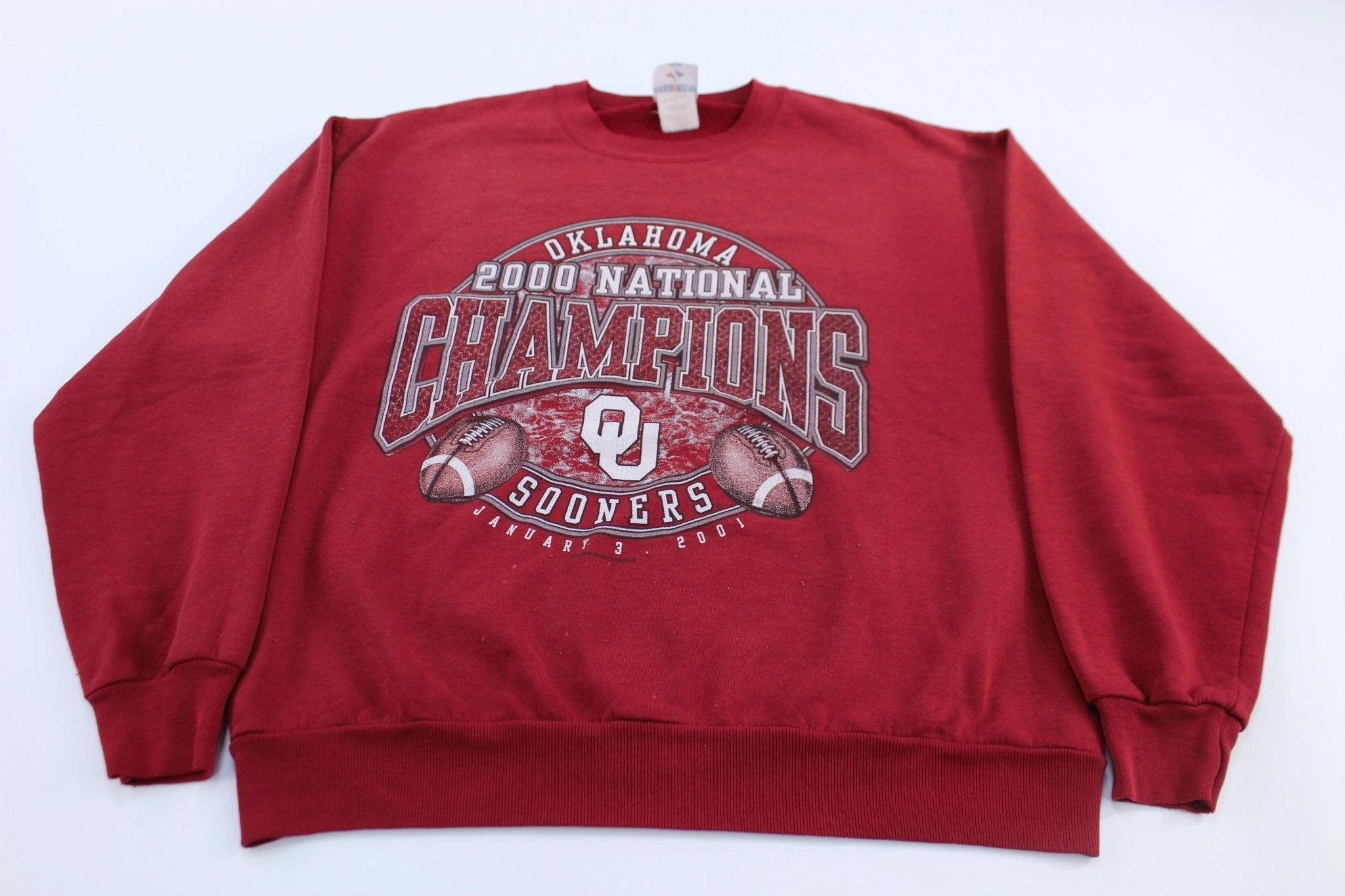 Sports Style 2001 University of Oklahoma National Football Champions Sweatshirt