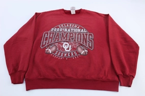Sports Style 2001 University of Oklahoma National Football Champions Sweatshirt