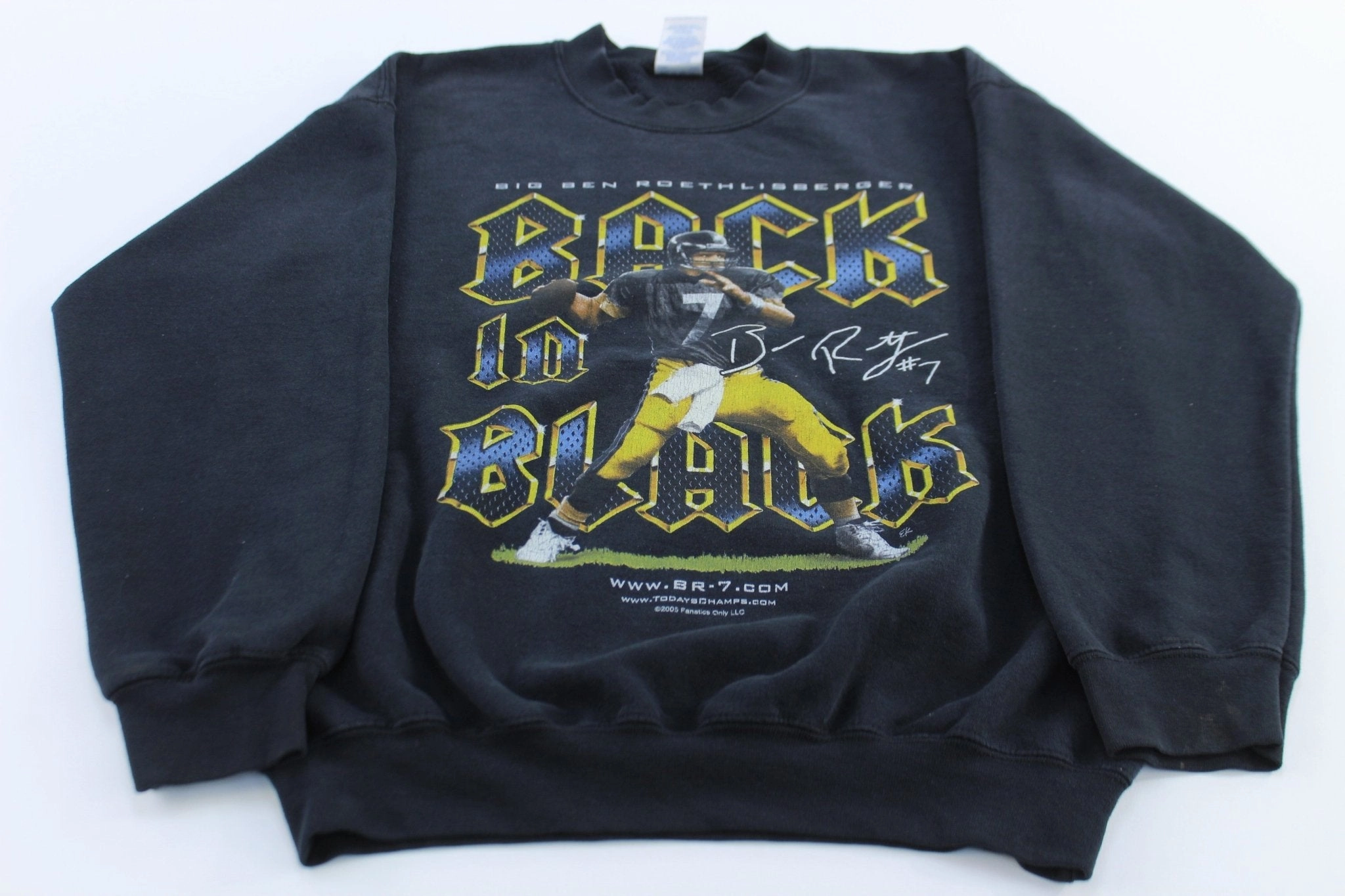 keychain accents 2005 Pittsburgh Steelers Ben Roethlisberger Graphic Sweatshirt