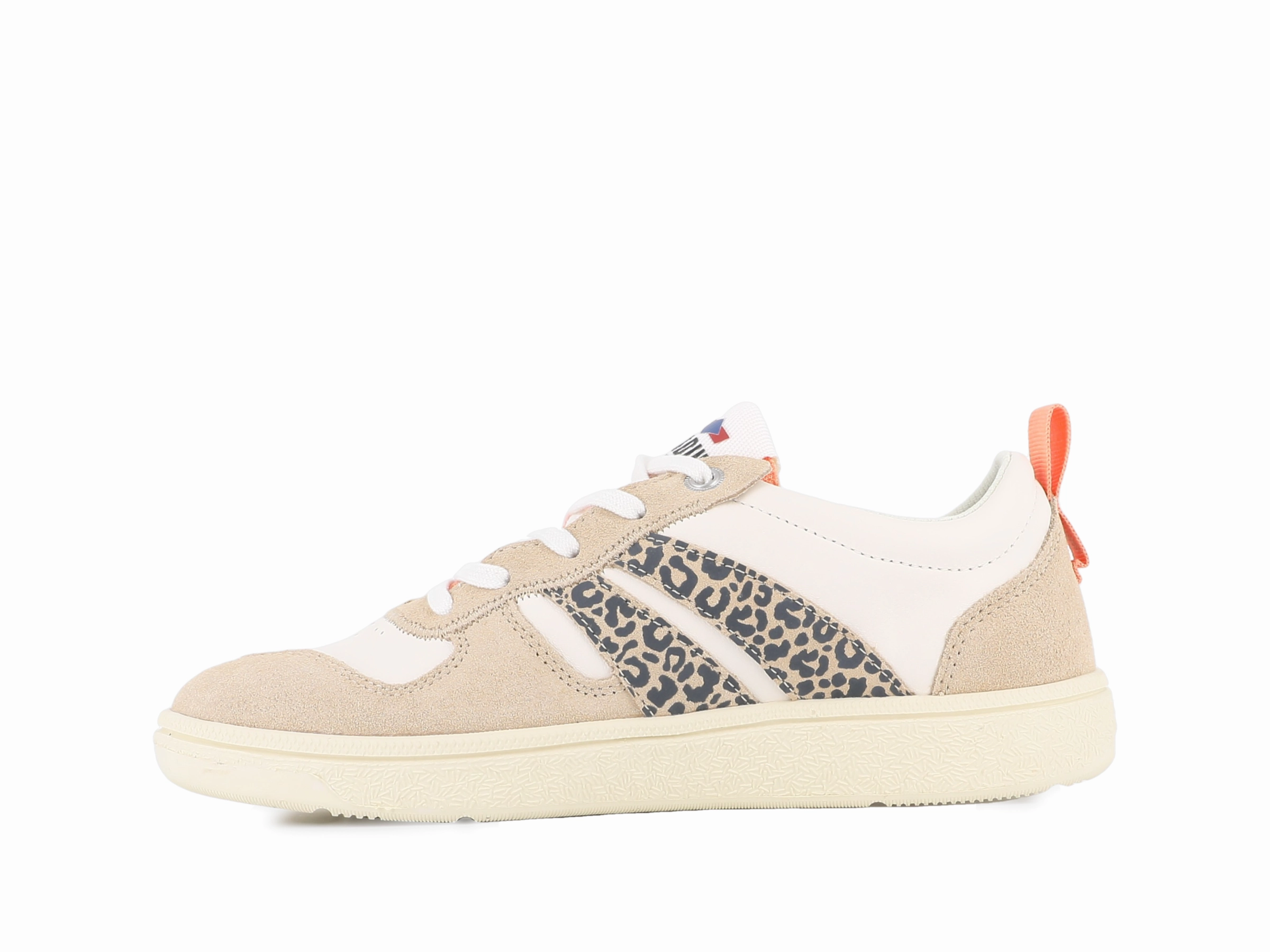 74485-138-M | PALLACUP FLAME LTH | CREAM/SAND LEOPARD Track Walk