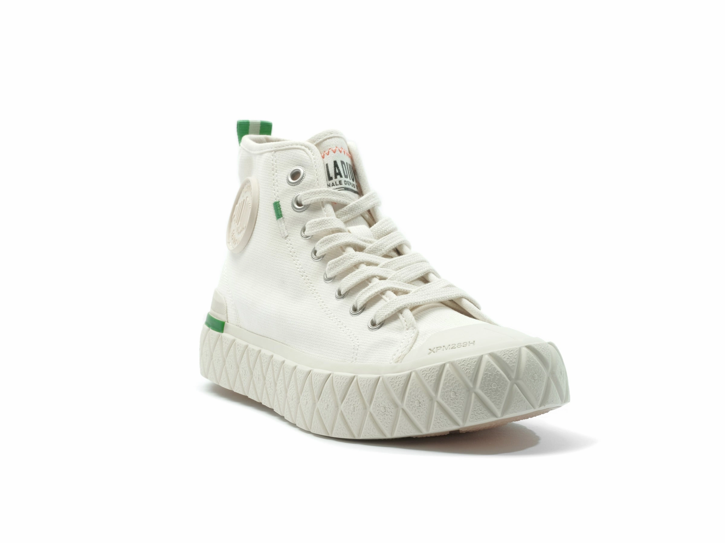 79142-180-M | PALLA ACE CHUKKA ORGANIC | CREAM WHITE Contoured Footbed Support