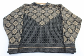 80's Ron Chereskin Geometric Patterned Sweater product dancing suitable rhythm product chain toughness