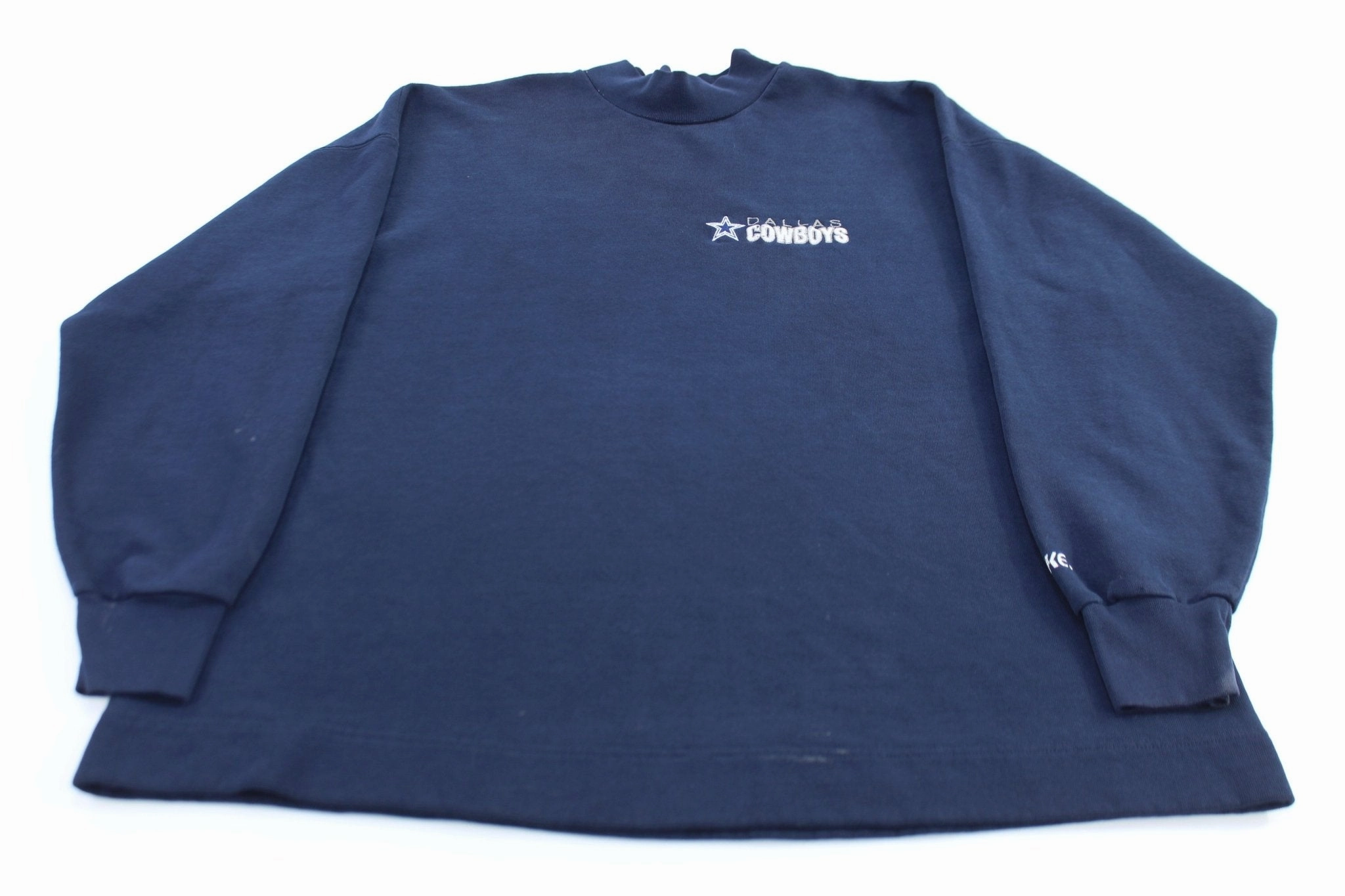 90's Dallas Cowboys Football Embroidered Pullover Sweater Layered Fashion Road Trip