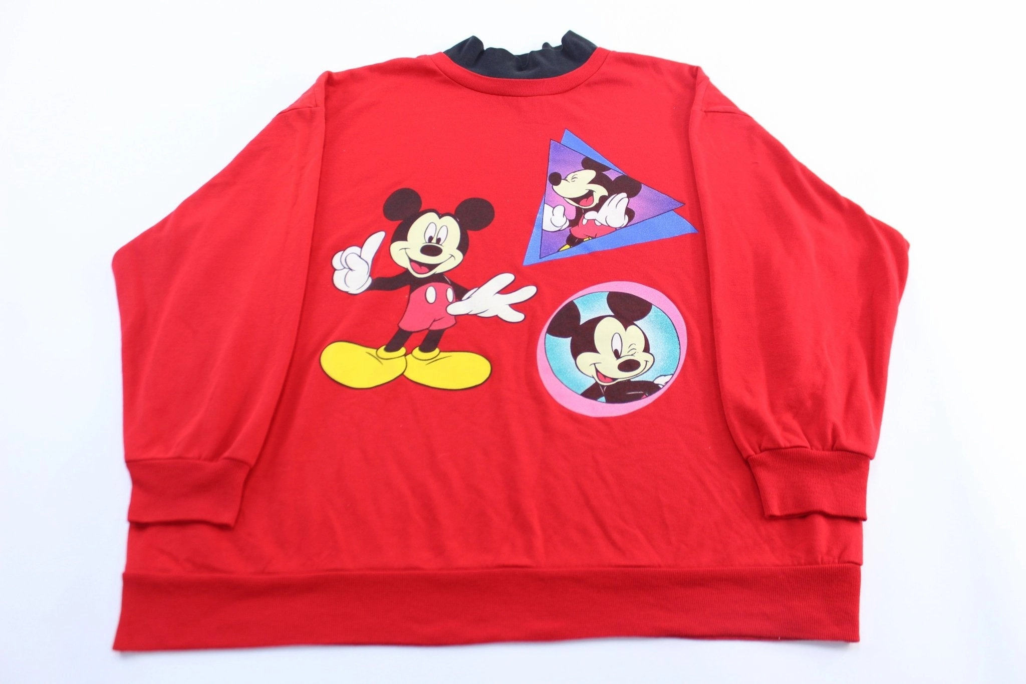 product geometric precision Kangaroo Pocket 90's Disney Mickey Mouse Graphic Sweatshirt