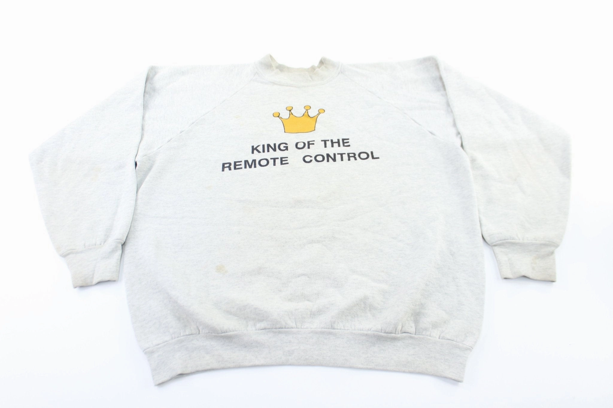 Relaxed Essentials product stock 90's King Of The Remove Control Sweatshirt