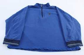 90's Nike Embroidered Logo Blue Quarter Zip Sweater product watch punctuality product brand loyalty