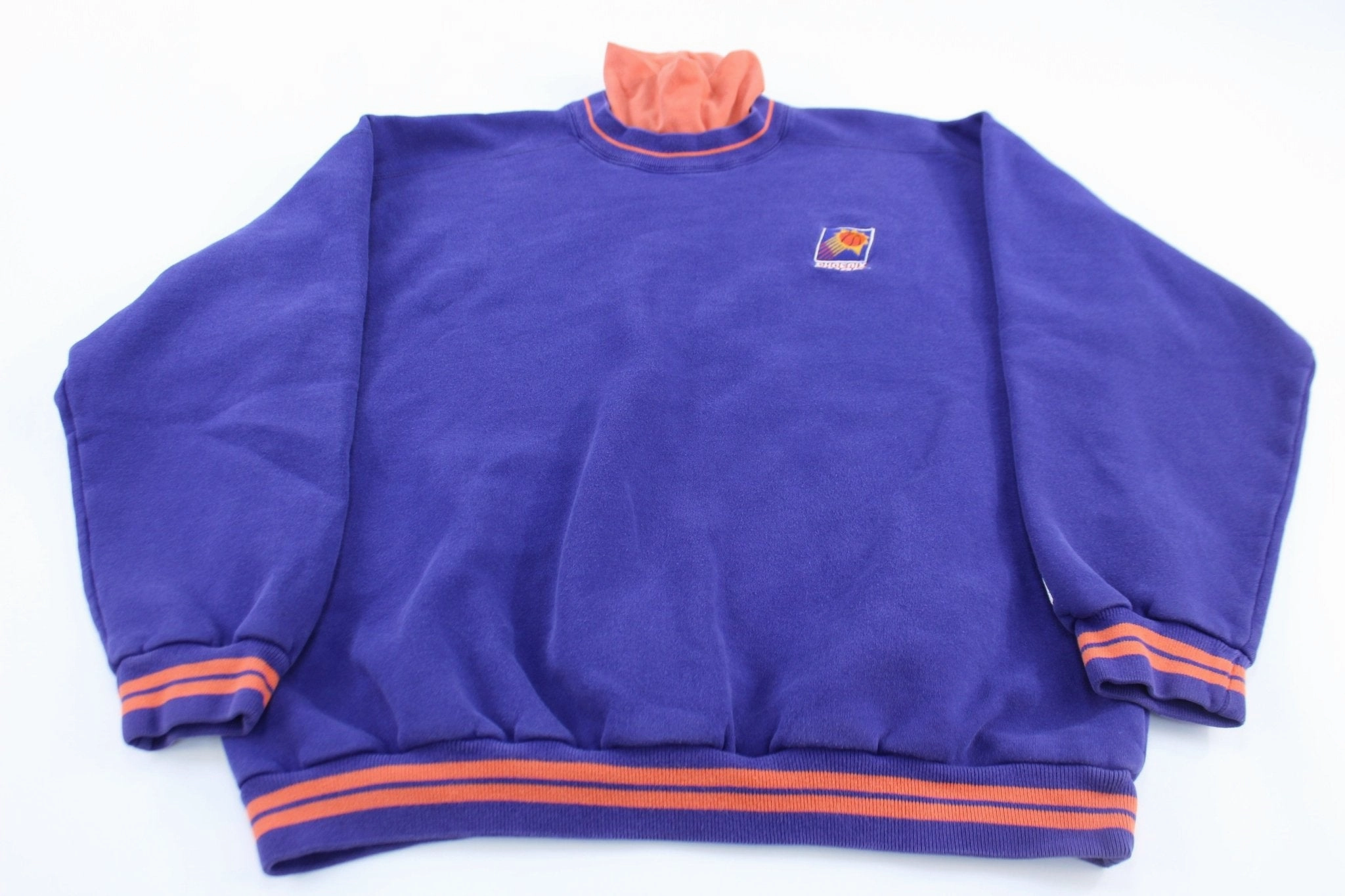 90's Phoenix Suns Basketball Embroidered Pullover Sweatshirt suitable for cycling Fashion Forward