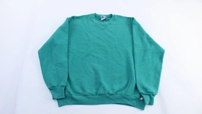 product recommendation 90's Russell Athletic Teal Blank Sweatshirt