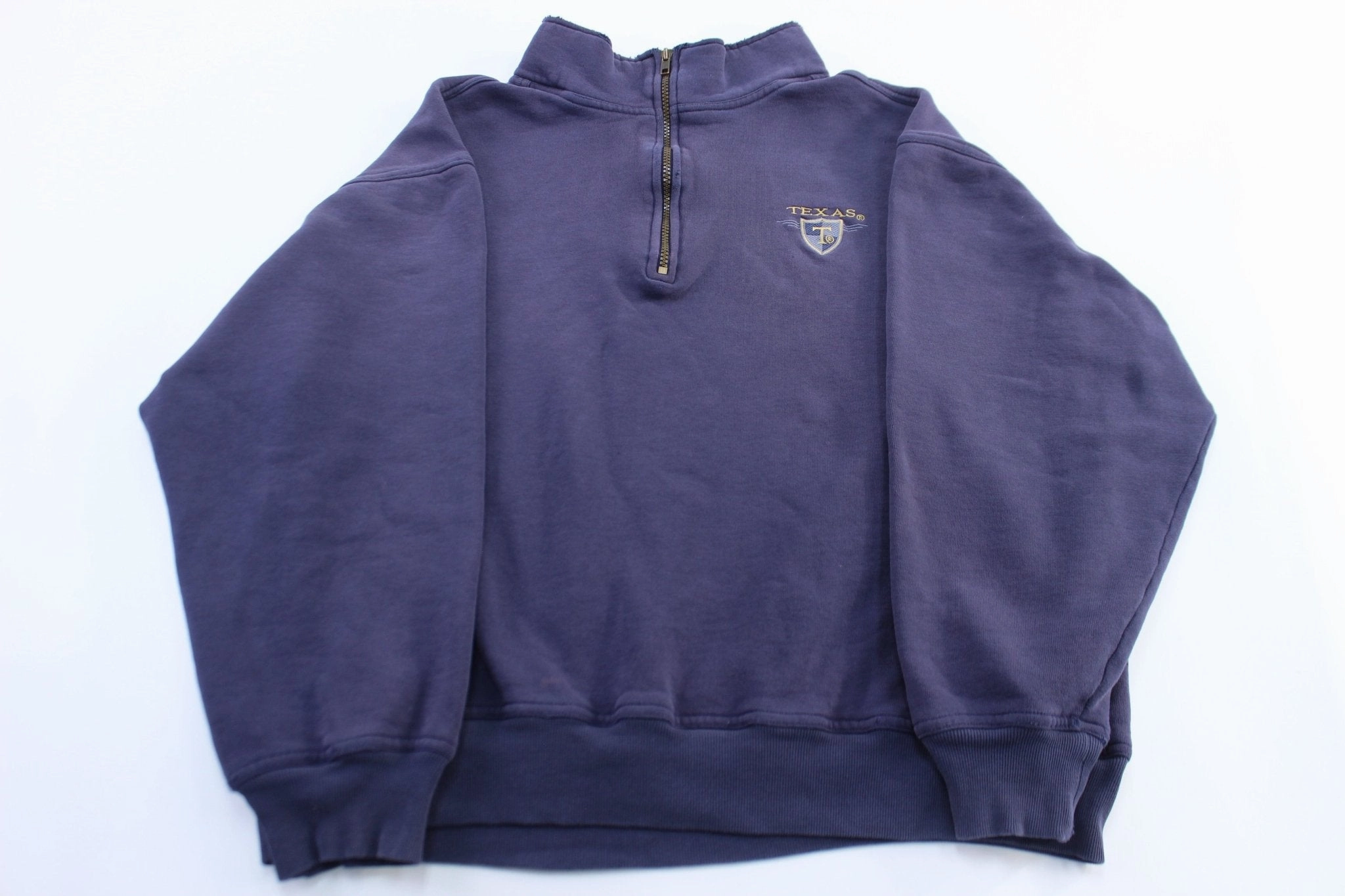 Fashion Trend 90's Texas Embroidered Pullover Sweater