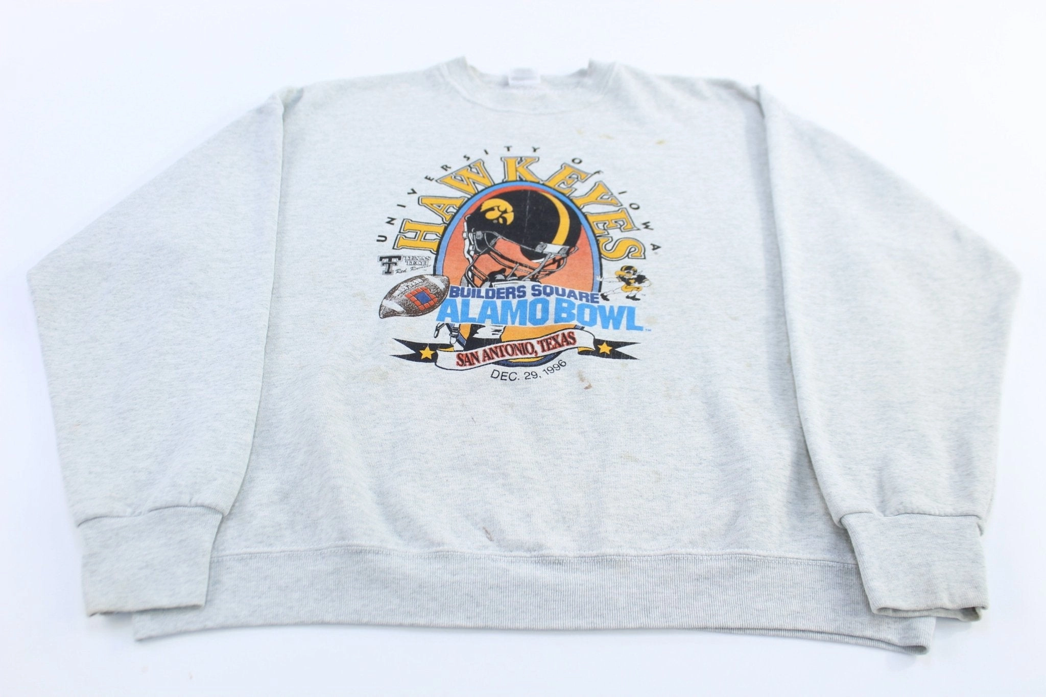 product jewelry adornment 90's University of Iowa Hawkeyes Builders Square Alamo Bowl Sweatshirt