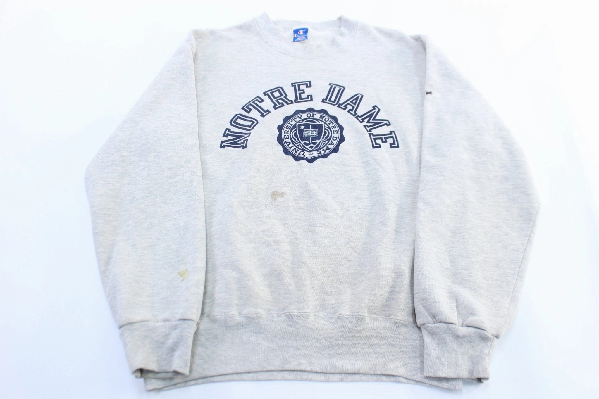 Trendy Design Cozy Layers 90's University of Notre Dame Champion Sweatshirt