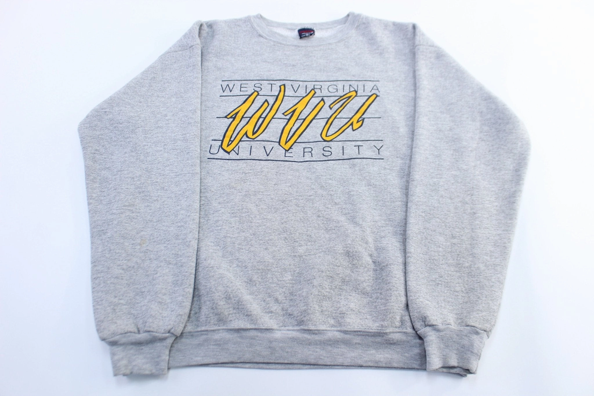 90's West Virginia University Sweatshirt Home friendly Layered Look
