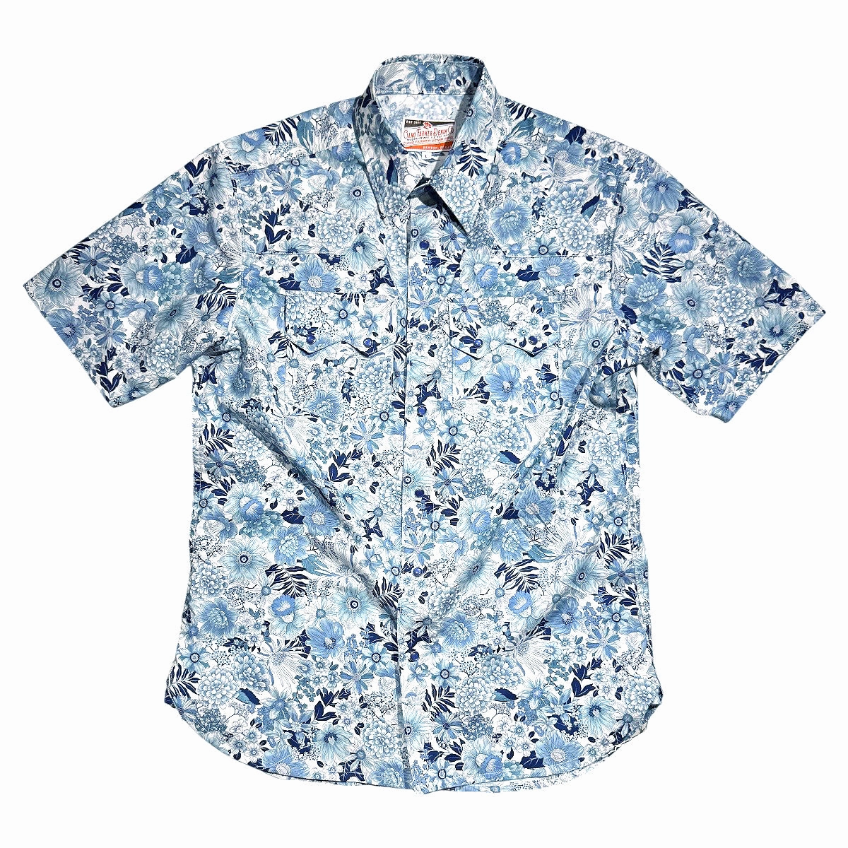 #4225 3.7oz Vintage Petals & Paisleys Japanese Cotton Poplin Breathable Underarm Vents