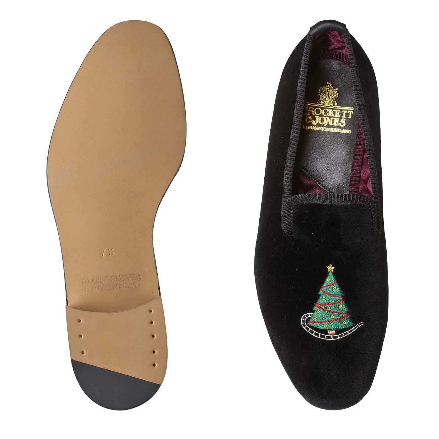 Soft Interior Christmas Tree Black Velvet