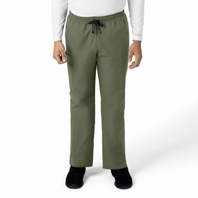 Mid Rise Carhartt Force Essentials Unisex Elastic Waist Cargo Scrub Pant - Olive