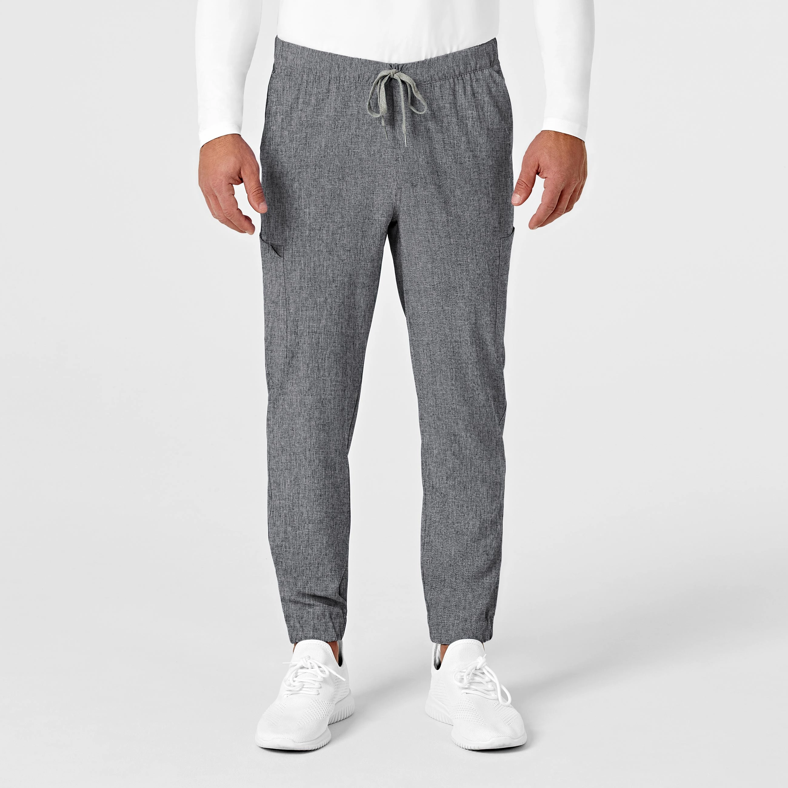 QuickReleaseBuckle RENEW Men's Jogger Scrub Pant - Grey Heather