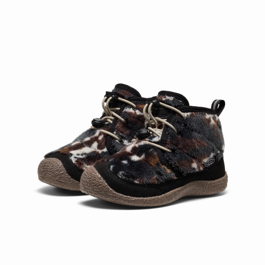 Microfiber Lining Little Kids' Howser II Waterproof Chukka  |  Black/Star White