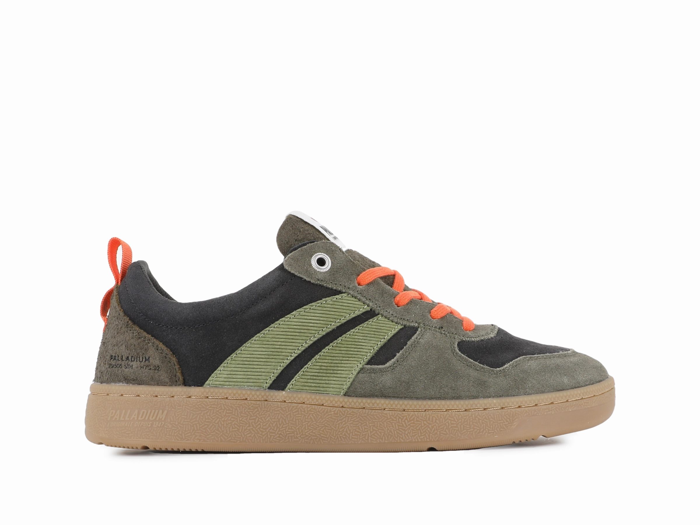 79505-320-M | PALLACUP FLAME SUEDE | BELUGA/OLIVE NIGHT Plush Fit