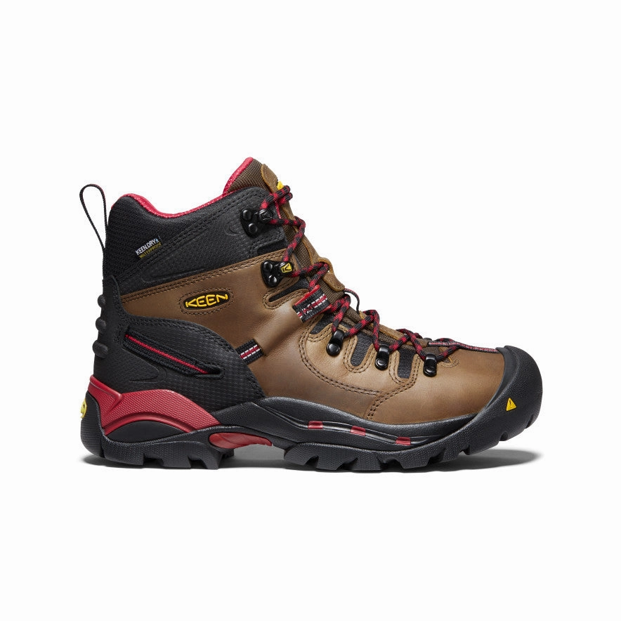 Date Ready Men's Pittsburgh 6" Waterproof Boot (Steel Toe)  |  Bison