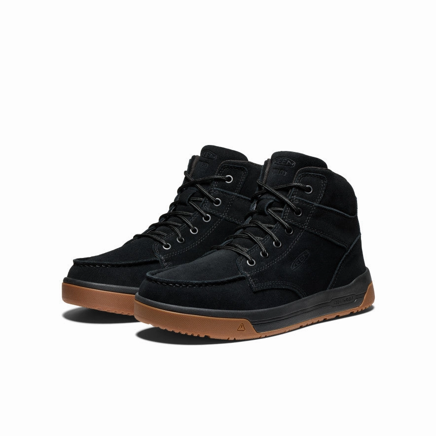 Men's Gibson Boot (Soft Toe)  |  Black/Gum Cushioned Step Urban Traveler