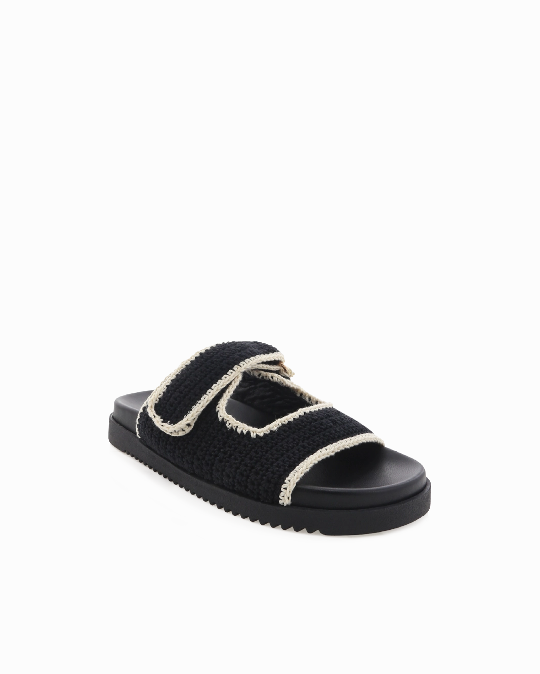 ABBOT - BLACK-WHITE Breathable Lining Reliable Support