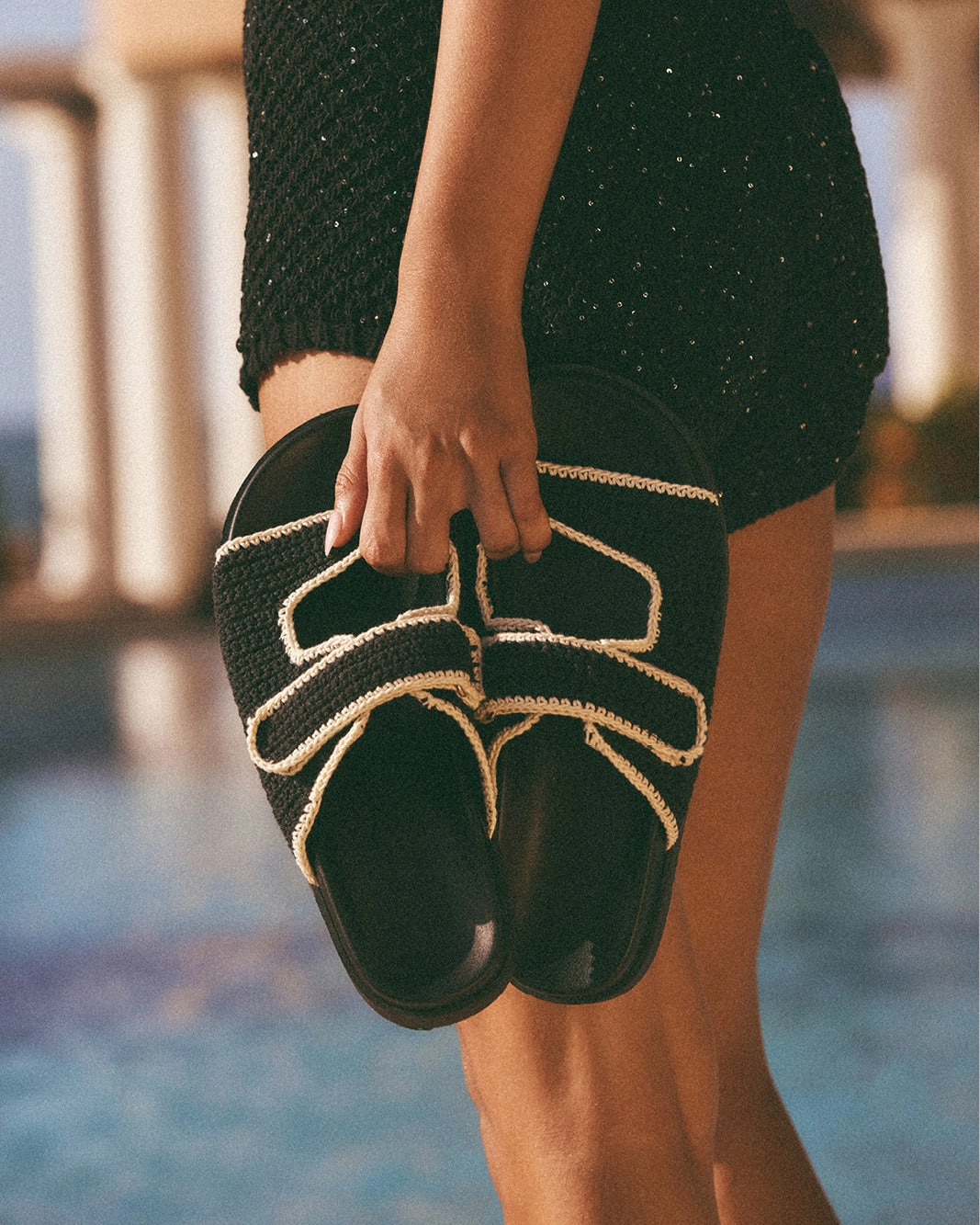 Soft Walk Club Glow ABBOT - BLACK-WHITE