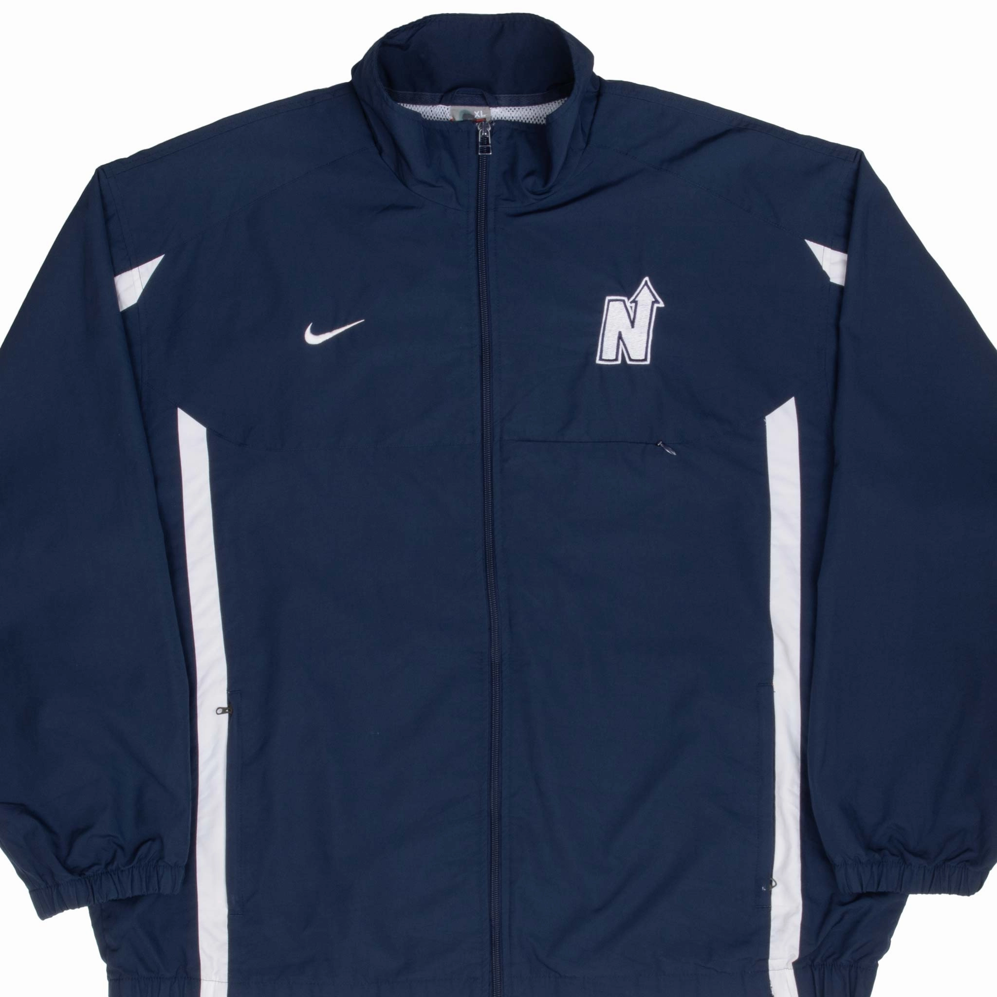 Celebrate VINTAGE NIKE CLASSIC SWOOSH BLUE WINDBREAKER JACKET 2000S SIZE XL