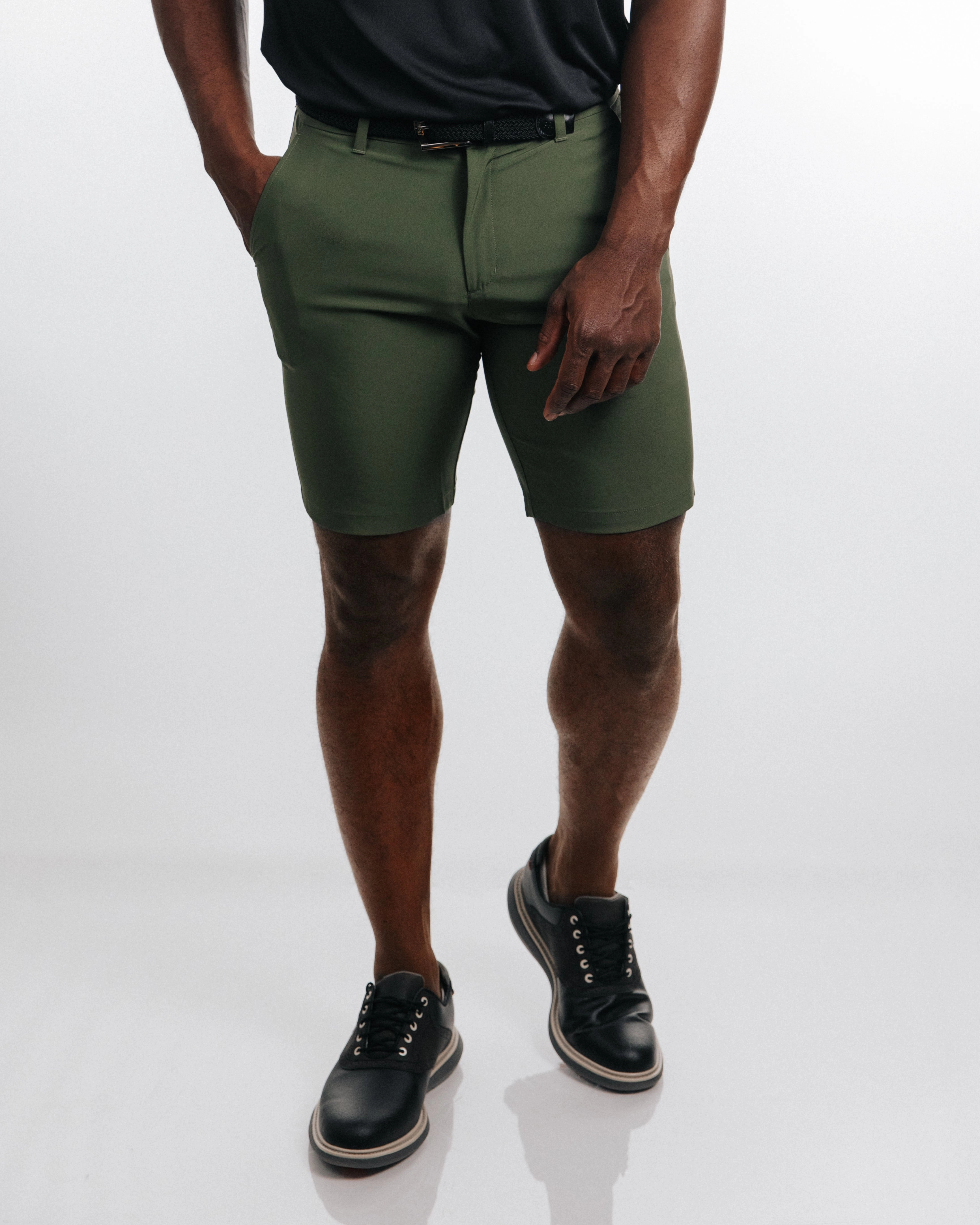 Men's Olive Golf Shorts technology industry