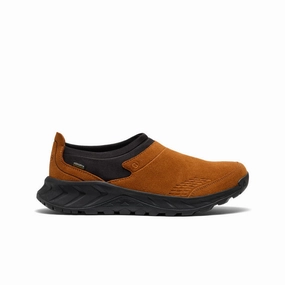 Men's TTS Moc Waterproof Sneaker  |  Roasted Pecan/Black Outsole Traction Slip On Flexible Shank