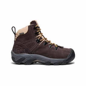 Women's Pyrenees Waterproof Hiking Boot x Mountain Research  |  Mountain Research Brown Comfort Toe Box Rugged And Durable
