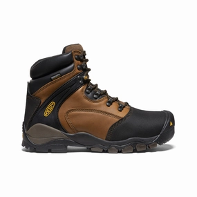 Low Profile Cold Climate Men's Louisville 6" MET Waterproof Boot (Steel Toe)  |  Slate Black