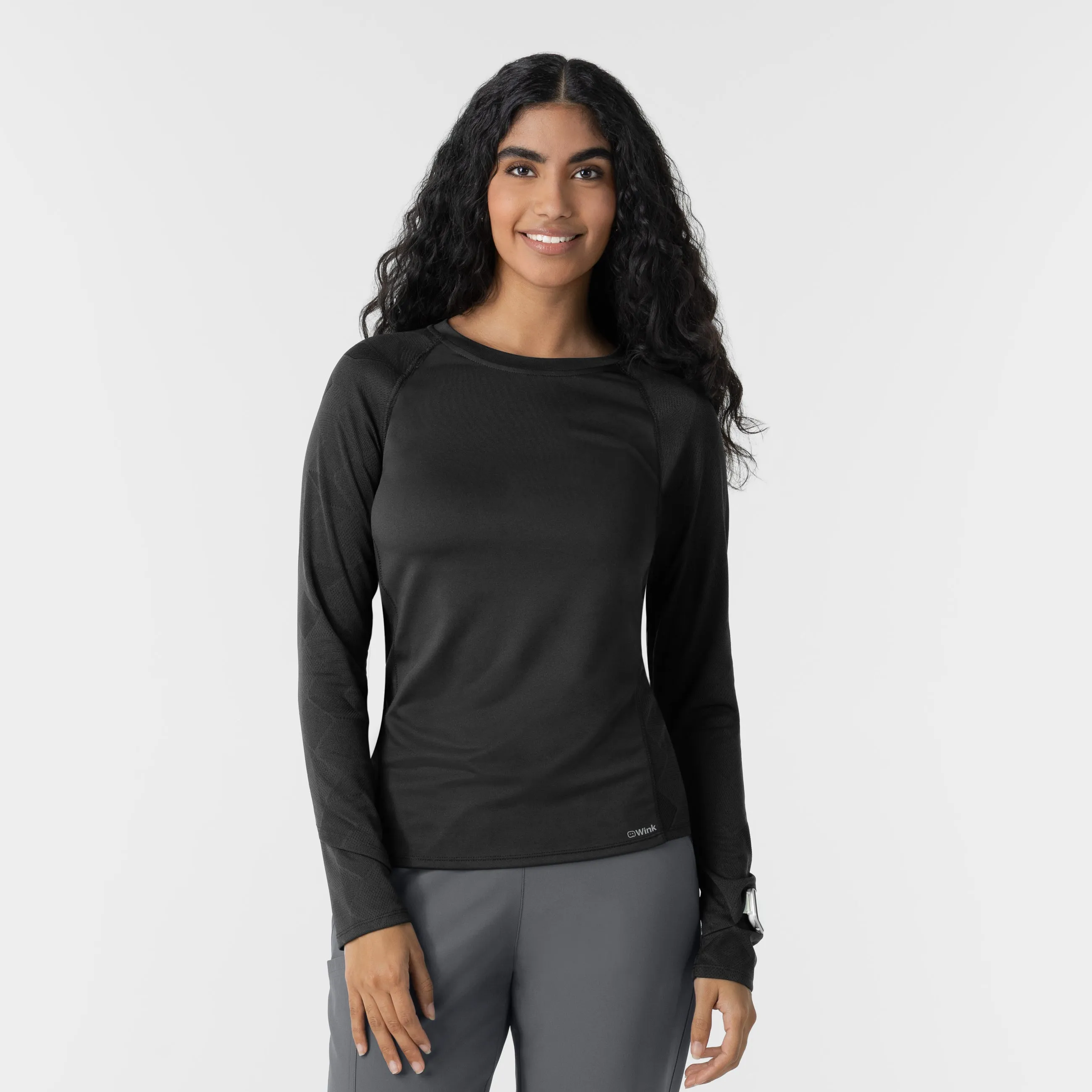 Women's Engineered Underscrub Tee - Black PlushLining
