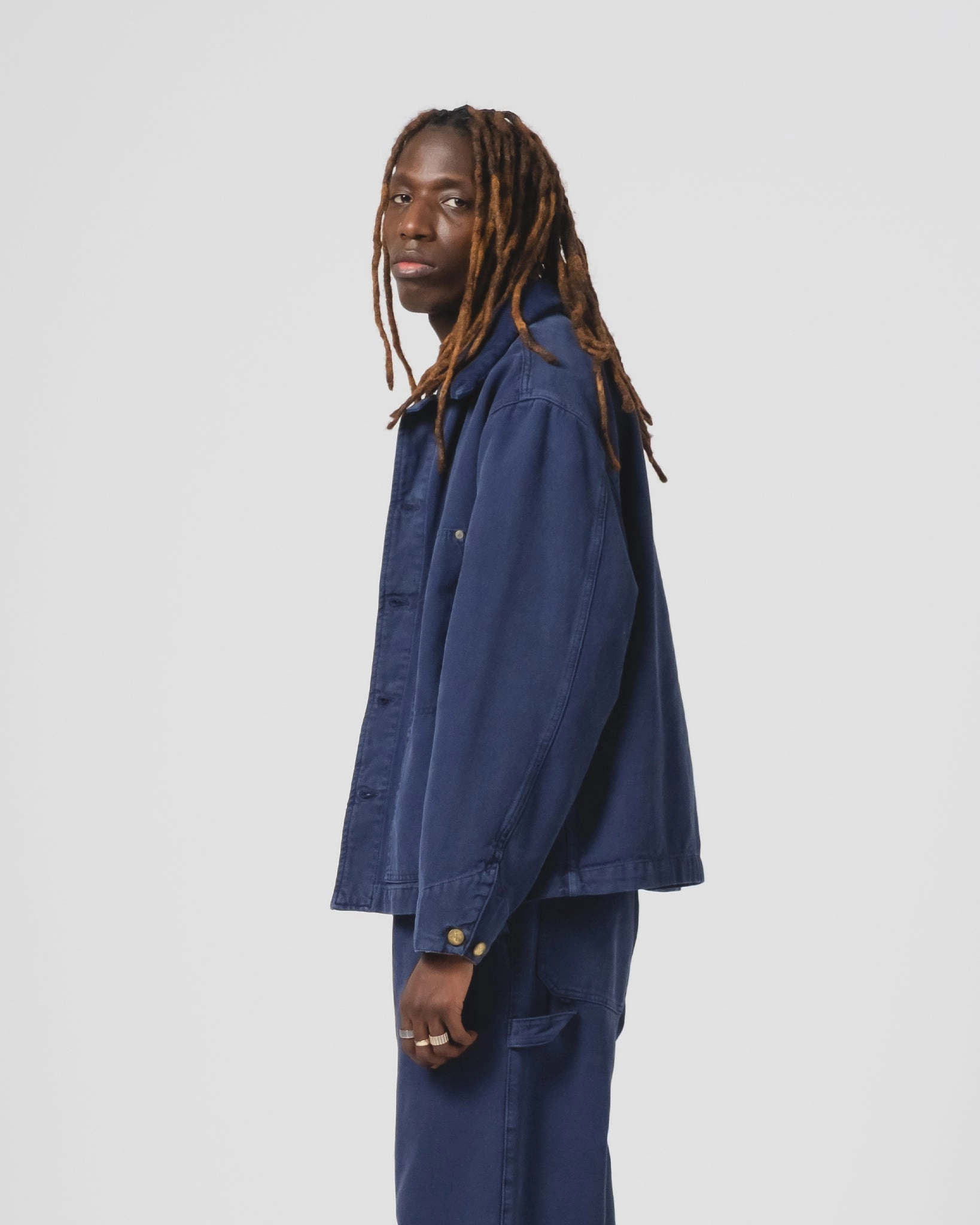 Arizona Jacket Canvas Indigo Blue Chilly Air