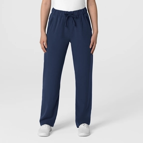 Urban Flex Nova Women's Stovepipe High-Low Hem Scrub Pant - Navy