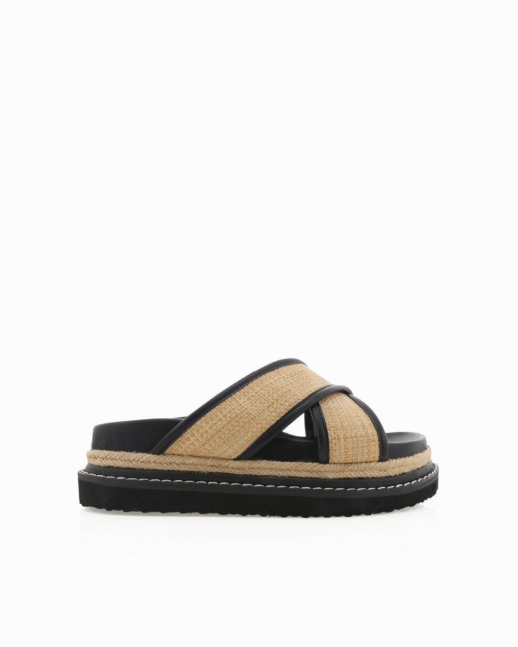 Foot Supportive Design AYSHA - NATURAL RAFFIA