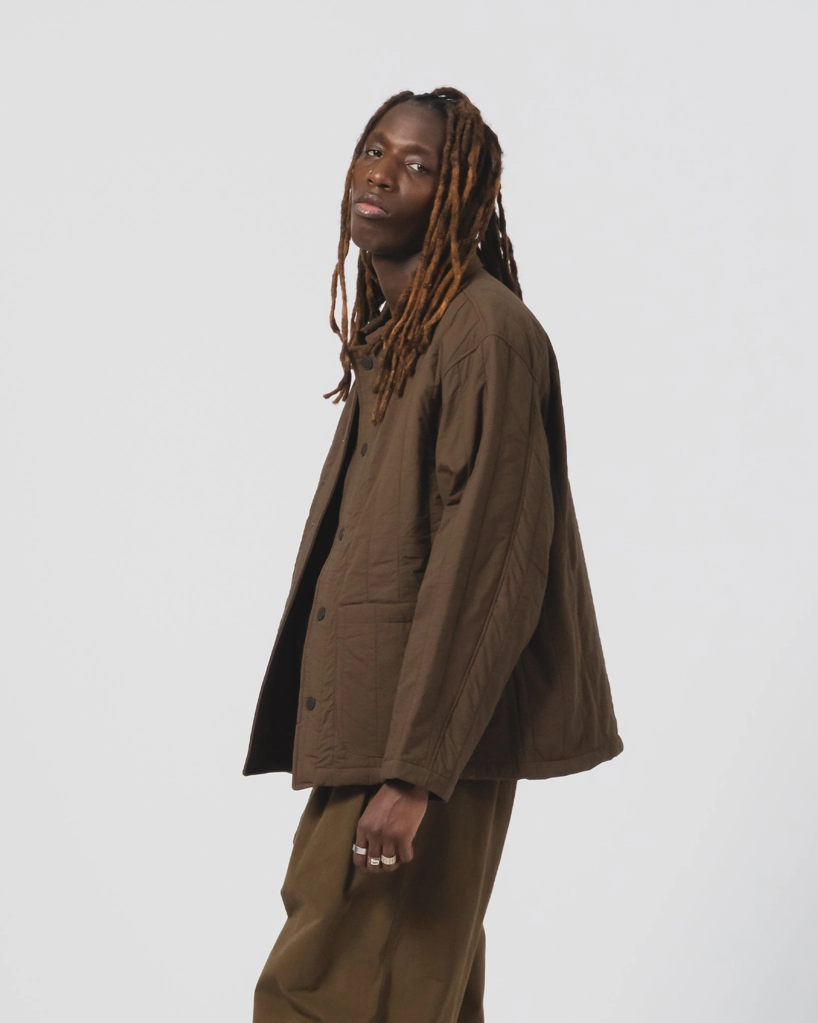 NonBulkyFit Smell Sonora Jacket Quilted Cotton Java Brown