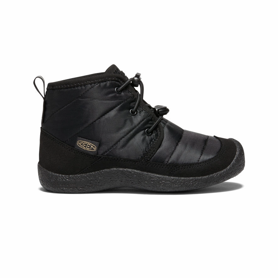 Big Kids' Howser II Waterproof Chukka  |  Black/Black Loafers style