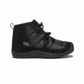 Big Kids' Howser II Waterproof Chukka  |  Black/Black Shock Absorbing Midsole Comfortable Insole