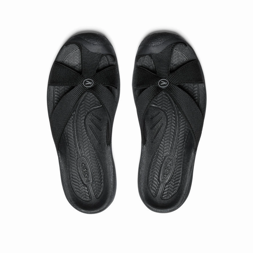 Easy-to-wear Sandals Women's Bali Slide Sandal  |  Black/Steel Grey